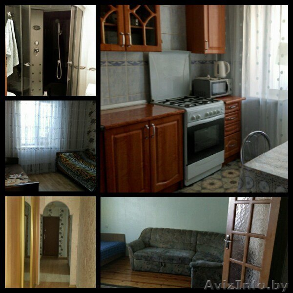 Сдам 2 ком.кв-ру на сутки и часы - Изображение #1, Объявление #1244532