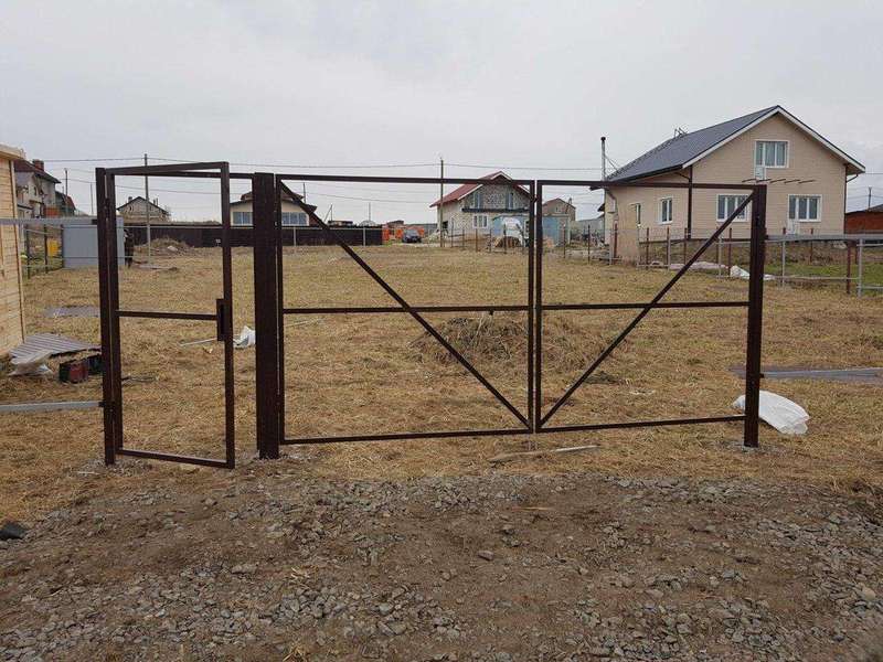 Ворота распашные с калиткой под ключ 3 на 1,8 метра - Изображение #1, Объявление #1676067