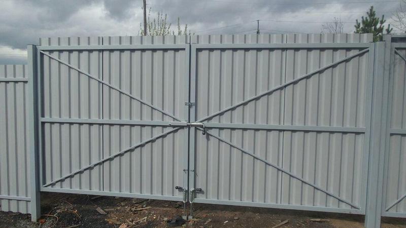 Ворота распашные без калитки под ключ 3 на 1,8 метра - Изображение #1, Объявление #1676394