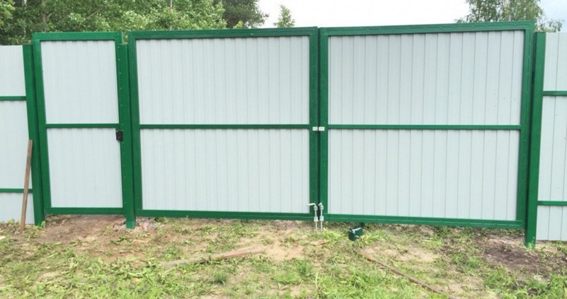 Ворота распашные дачные - Изображение #1, Объявление #1676093