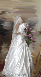 свадебное белое платье со шлейфом - Изображение #1, Объявление #565218
