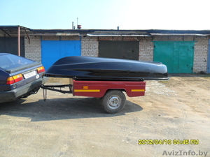 Продаётся лодка вместе с мотором и автомобильным прицепом для перевозки. - Изображение #3, Объявление #650511