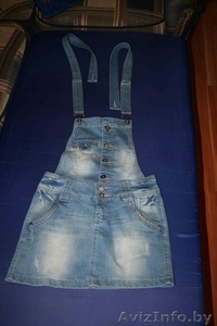Продам джинсовый сарафан за 50 тыс - Изображение #1, Объявление #1109049
