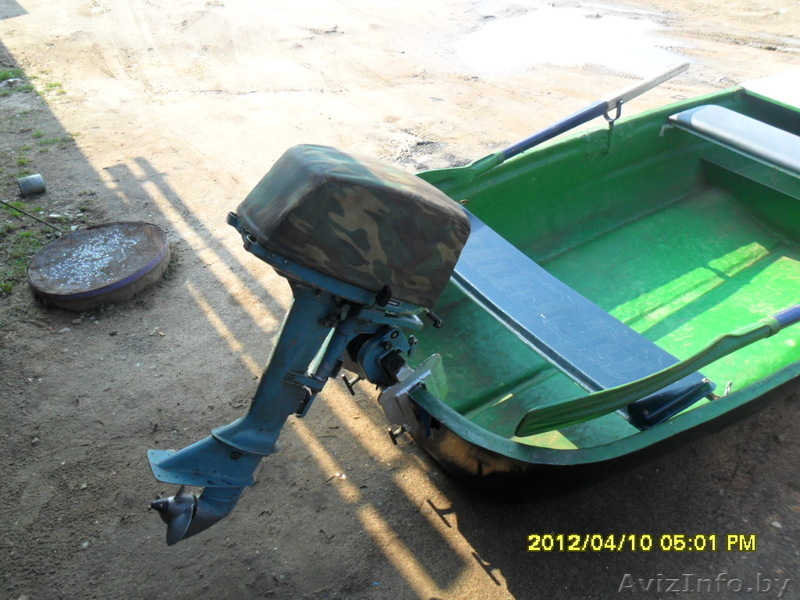 Продаётся лодка вместе с мотором и автомобильным прицепом для перевозки. - Изображение #1, Объявление #650511