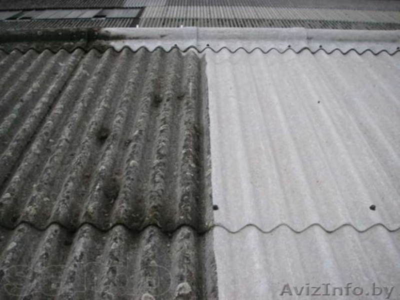 Очистка шифера, тротуарной плитки,бетонных дорожек, бетонных заборов. - Изображение #3, Объявление #1279434