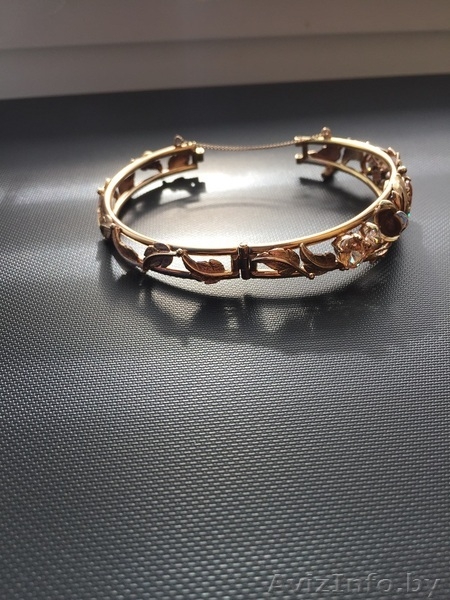 Шикарный золотой браслет ручной работы для женщины - Изображение #5, Объявление #1539698