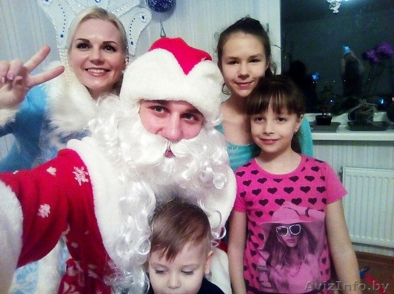 Вызов Деда Мороза и Снегурочки на дом, в школу, в детский сад, офис, город Лида - Изображение #2, Объявление #1594393