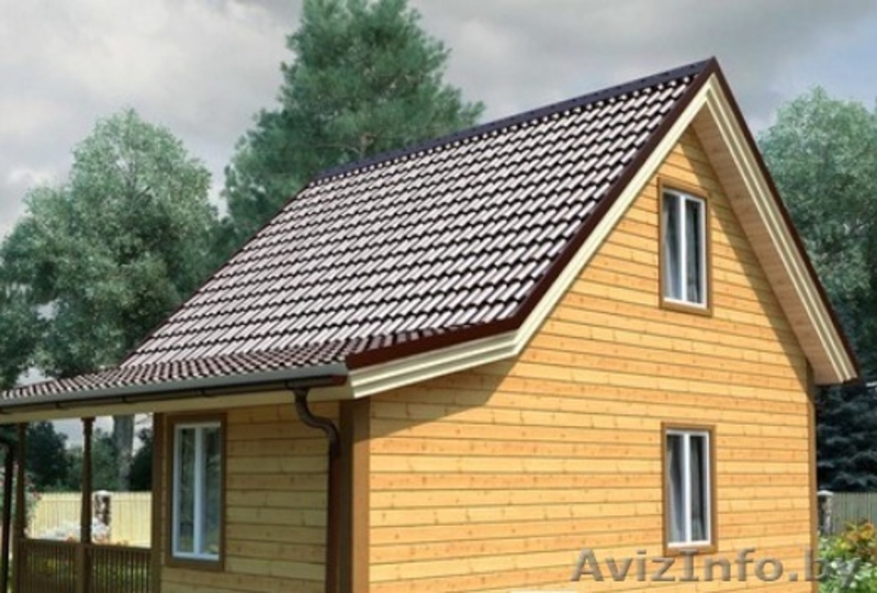 Дом из бруса сруб Лесной 6х8 установка от 10 дней - Изображение #1, Объявление #1623426