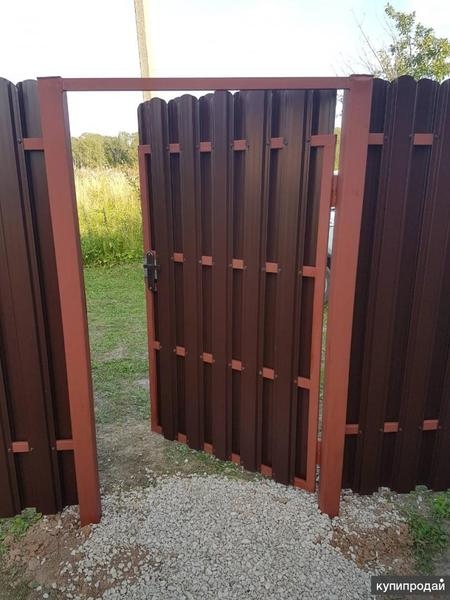 Калитка из металлического штакетника - Изображение #1, Объявление #1676126