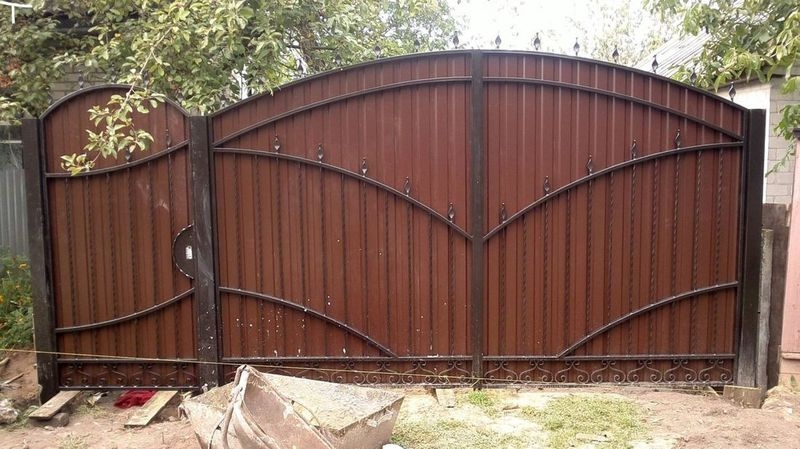 Ворота распашные под ключ Лида - Изображение #1, Объявление #1676083