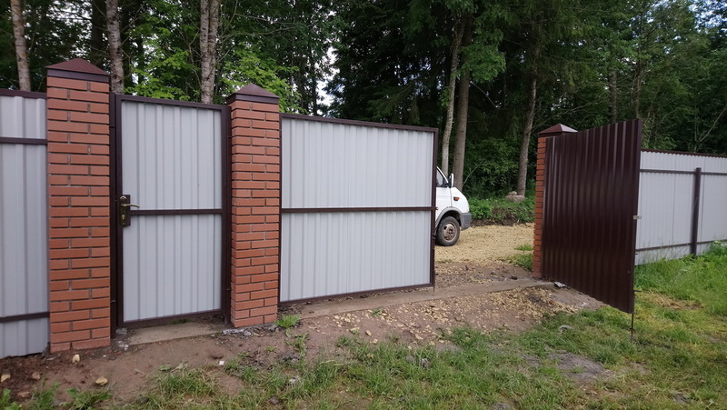 Ворота распашные под ключ Лида - Изображение #2, Объявление #1676083