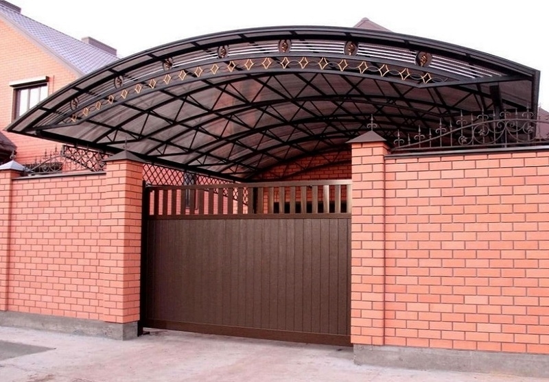 Навес из поликарбоната для дома дачи Лида и Лидкий район - Изображение #5, Объявление #1660224