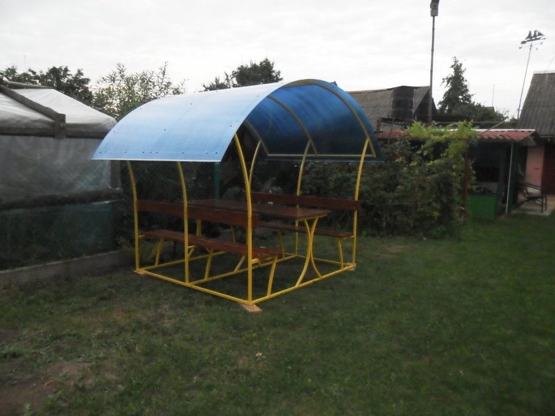 Беседки из металлокаркаса,поликорбаната. - Изображение #3, Объявление #1677604